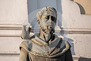 Bronze Statue of St Francis of Assisi, Italy