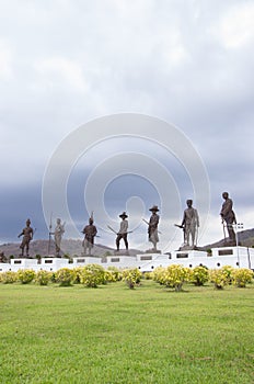 Bronze statues of seven Thai kings,Rajabhakti Park,Hua Hin
