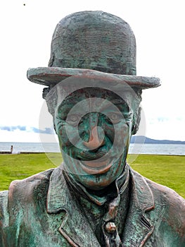 Bronze Statute of Charle Chaplin Waterville County Kerry