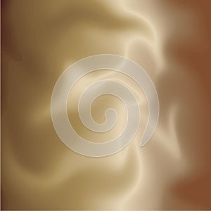 Bronze swirling abstract metallic gradient background