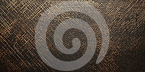 A bronze textured surface with a fine, crosshatched pattern, adding a delicate, linear texture