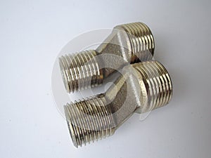 bronze threaded couplings for water pipe installation