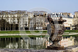 Bronze Vase in Versailles Gardens