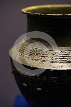 Bronze vessel cultural relics of Bashu and Sichuan culture in ancient China