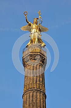 Bronze Victoria Sculpture of Victory Column SiegessÃ¤ule, Berlin, Germany Deutschland