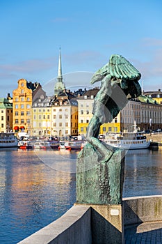 Bronze Wings Sculpture, Stockholm