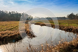 A brook in the Netherlands province Drenthe