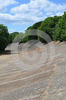 Brooklands racetrack.