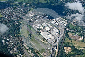 Brooklands Racing Circuit, Aerial View