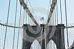 Brookline bridge in Sunny day