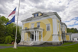 Brookline historic town center, New Hampshire, USA