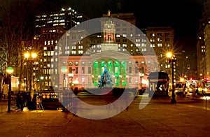 Brooklyn Borough Hall Christmas 2010