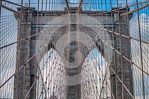 Brooklyn Bridge - Abstract details - New York City