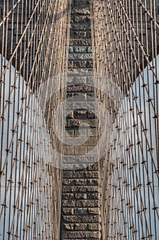 Brooklyn Bridge - Abstract details - New York City