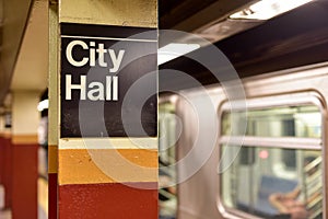 Brooklyn Bridge City Hall Subway Station - New York City