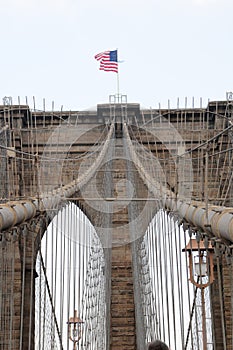 Brooklyn bridge close up 2