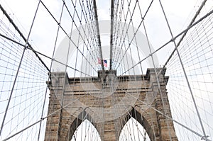 Brooklyn bridge close up 4