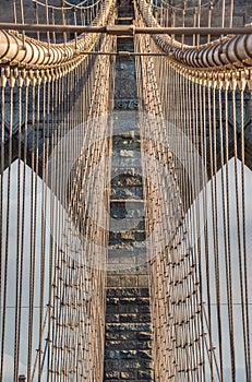 Brooklyn Bridge - Detail New York City, NY