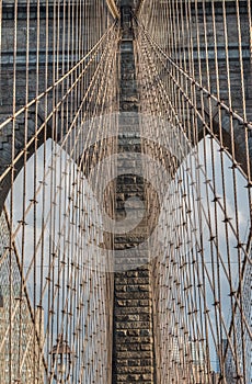 Brooklyn Bridge - Detail New York City, NY