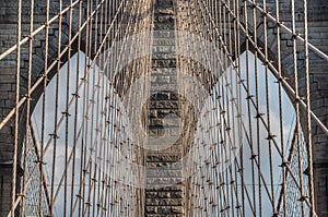 Brooklyn Bridge - Detail New York City, NY