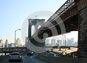 Brooklyn bridge and FDR Drive