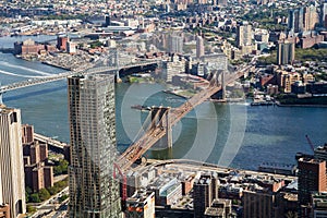Brooklyn Bridge form the One World Trade Center photo