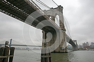 The Brooklyn Bridge from Manhattan, New York