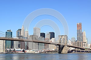 Brooklyn Bridge and Manhattan Skyline