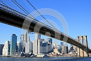 Brooklyn Bridge and Manhattan skyline