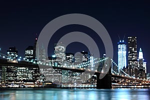 Brooklyn Bridge and Manhattan Skyline