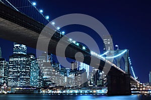 Brooklyn Bridge and Manhattan Skyline