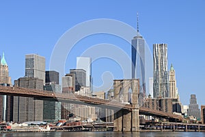 Brooklyn Bridge and Manhattan Skyline