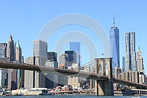 Brooklyn Bridge and Manhattan Skyline