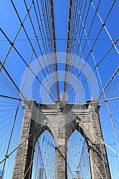 Brooklyn Bridge and Manhattan Skyline