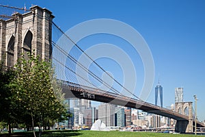 Brooklyn Bridge near Empire-Fulton Ferry State photo