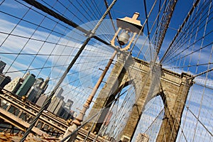 Brooklyn bridge in New York