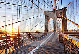 Brooklyn Bridge in New York City