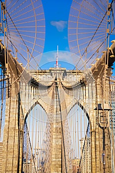 Brooklyn Bridge in New York City, New York