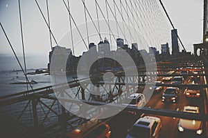 Brooklyn Bridge New York City Urban Metropolitan Concept