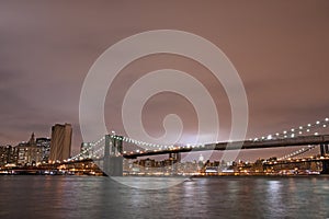 Brooklyn Bridge at night