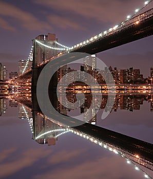 Brooklyn Bridge At Night