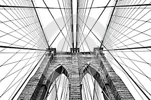 Brooklyn bridge in NYC, USA