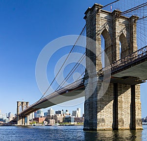 Brooklyn Bridge seen from Manhattan, New York City