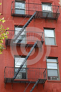 Brooklyn flats with fire escape