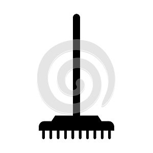 Broom glyph vector icon which can easily modify or edit