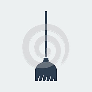 Broom Icon. Vector Illustration