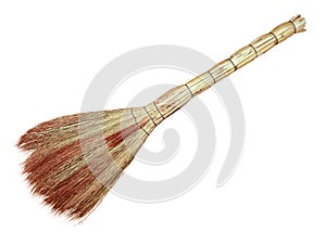 Broom isolated on white