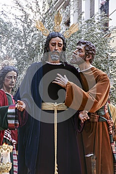 Brotherhood of the kiss of Judas, Holy Week in Seville, Spain