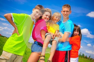 Brothers and sisters together