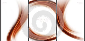 Brown Abstract background high technology collection